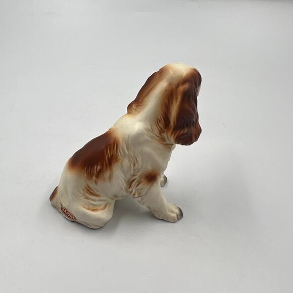 Vintage Cocker Cavalier Spaniel Made In Japan Bone China Figurine GLUED LEG - Picture 3 of 9